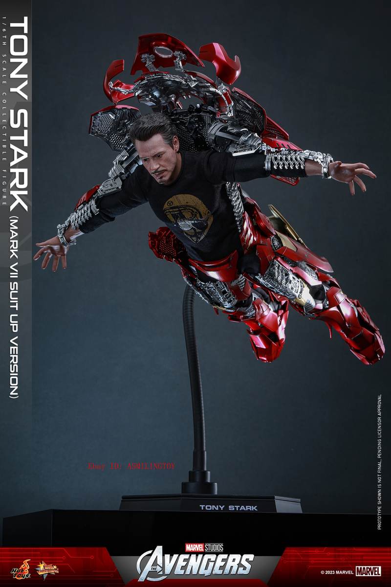 Hot Toys MMS718 Avengers Tony Stark (Mark 7 Suit Up Version