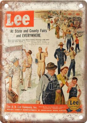 Lee Denim Jeans Vintage Magazine Ad 12