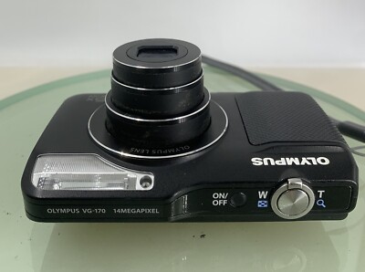 Olympus COMPACT DIGITAL CAMERA VG-170 14.0MP Black WITH WIRE NO
