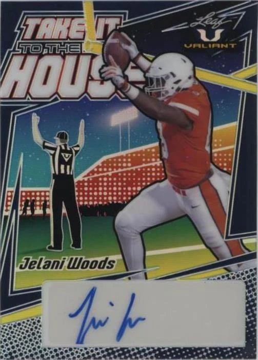 2022 Leaf Valiant Jelani Woods #TH-JW1