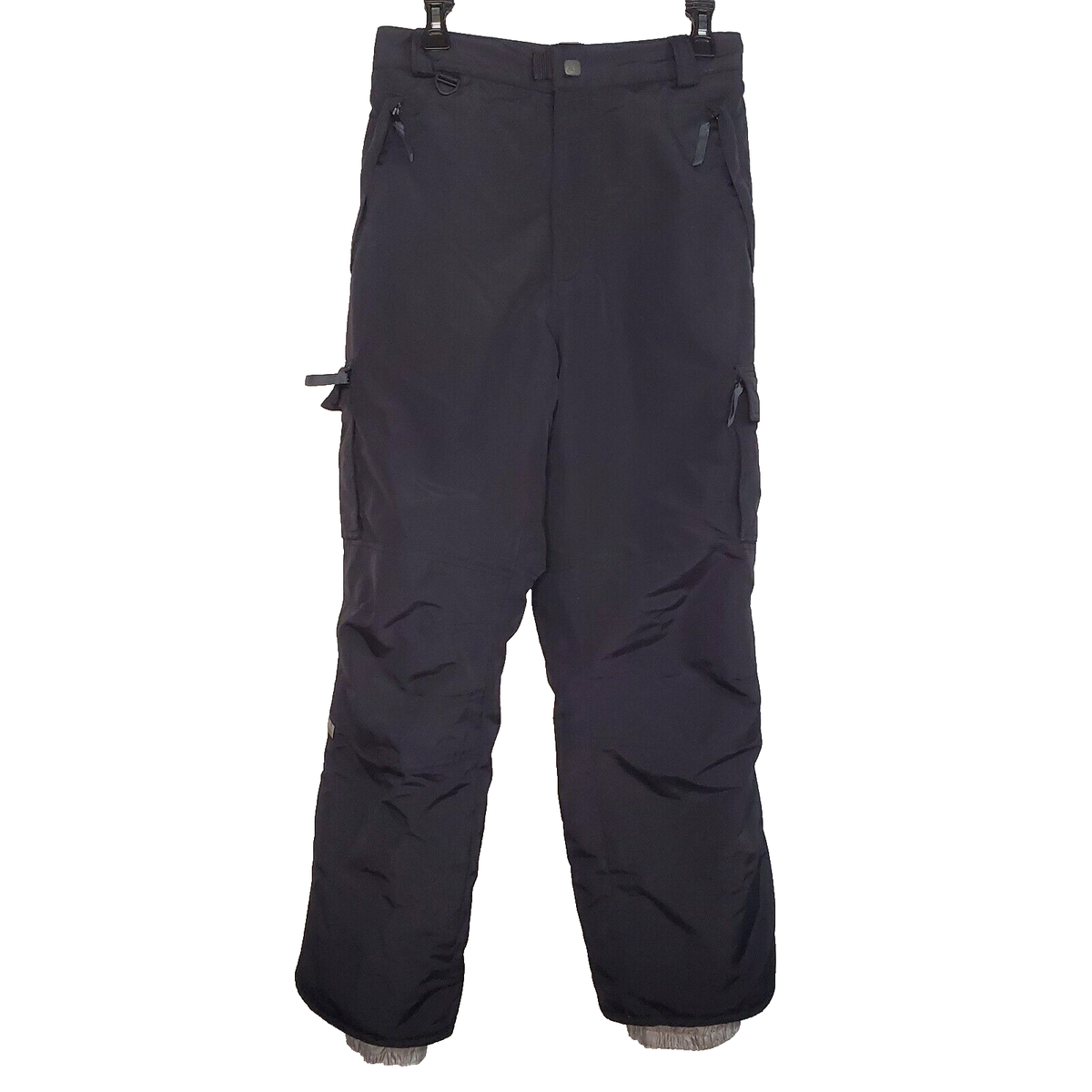 E408 Turbine Mens Snowboard Snow Pants Cargo SZ M Black Winter Ski Snow  Board