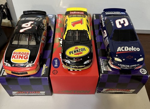 3 car lot - Action #31 Steve Park Burger King, Pennzoil AC Delco diecast 1/24