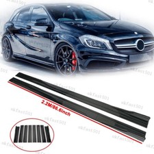 For BENZ A-Class W176 W177 Side Skirt Panel Spoiler Splitter Rocker Lip