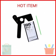 Ezyaid Lorgette Pinhole Occluder- Eye Occluder with Rosenbaum Pocket Eye Chart a