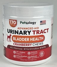Urinary Tract Bladder Health For Dogs D-Mannose Marshmallow Nettle 170ct