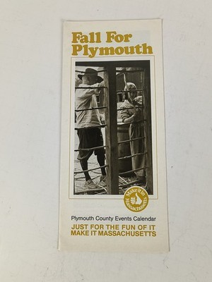 Advertisement Fall for Plymouth County Events Calendar 1981