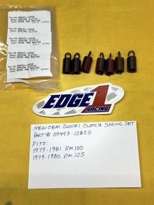 OEM SUZUKI CLUTCH SPRING SET (QTY7) 79-81 RM100, 79-80 RM125 (09443-12020) AHRMA