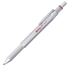 rOtring 600 3 in 1 Multicolor Pen Mechanical Pencil Silver Writing Instrument