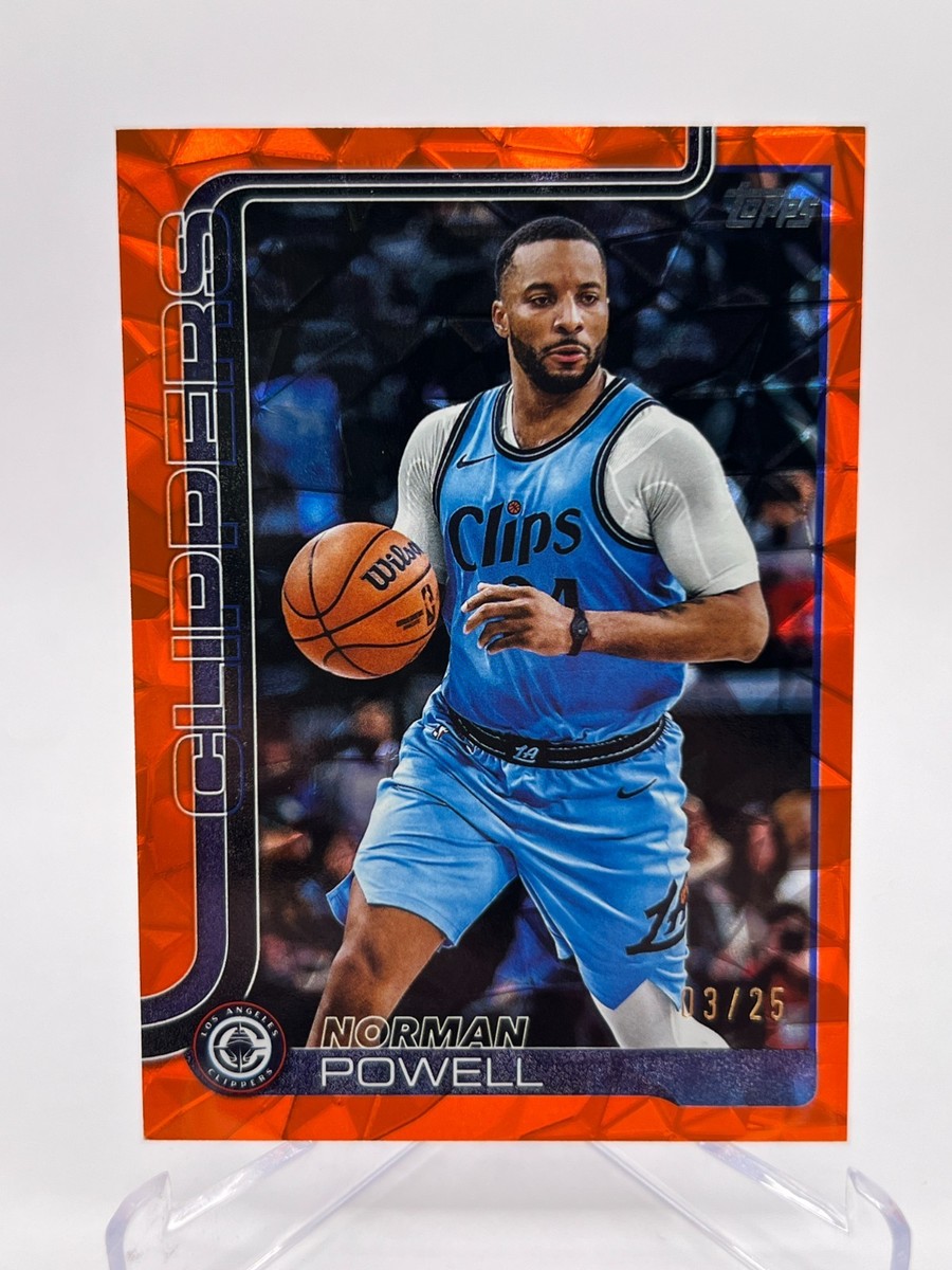2025-26 TOPPS BASKETBALL NORMAN POWELL 03/25 ORANGE DIAMANTE NO