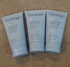 3x Flamingo Pubic Exfoliating Shave Gel for a Smooth Shave 5 fl oz Each