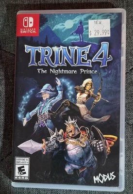Trine 4: The Nightmare Prince (Nintendo Switch) Brand New W/Poster Map
