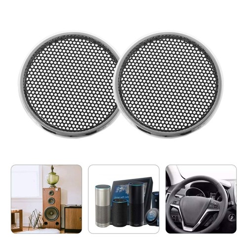 2Pcs 50mm Speaker Steel Mesh Round Grill Protective Cover Decorative Circle - Picture 10 of 12