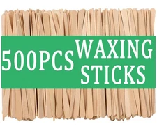 500Pcs Waxing Sticks for Hair Removal - Borogo Eyebrow, Lip, Nose Small... 