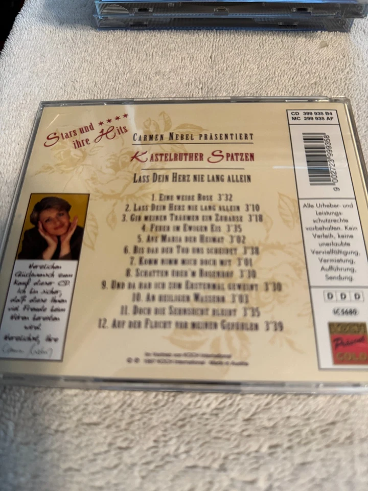 Carmen Nebel Prasentiert - Kastelruther Spatzen Stars Und ihre Hits CD Foto 2 de 2