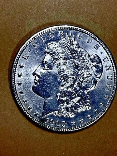 1903 P Morgan Dollar  BLAZING LUSTER ON THIS CH BU + TO GEM DOLLAR