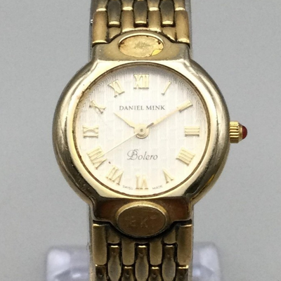 Daniel Mink Bolero Women Watch 24mm 18K Gold Finished New  display picture 1