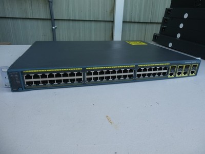   RARELY USED! Cisco Catalyst WS-C2960G-48TC-L V02 48-Port Gigabit Switch