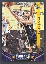 2014-15 Panini Threads Century Proof Red Basketball Card #121 Luis Scola /199