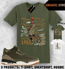 Shirt To Match AJ 3 Family Affair Sneaker Matching Tee MJ 23 Accolades T-Shirt