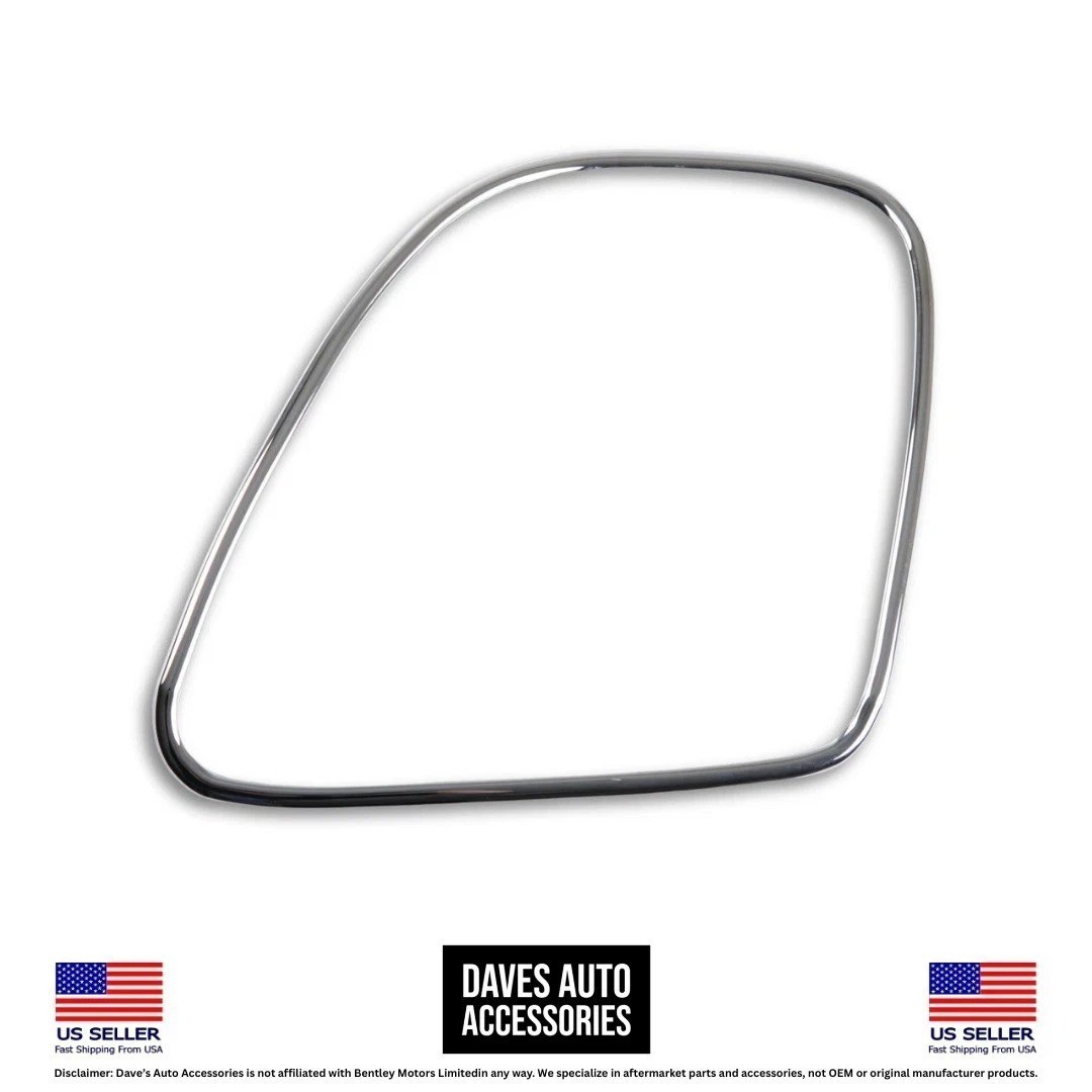 Chrome Tail Light Bezel Rings OE Style Bentley GT GTC Flying Spur