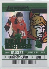 2019-20 Credentials Debut Ticket Access Green 9/25 Rudolfs Balcers #85 Rookie RC