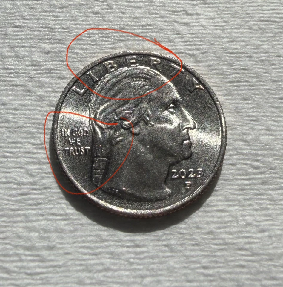 2023 D  Jovita Idar Quarter Error Coin Mint 'In Cod We Trust' Rare Coin - Image 2 of 4