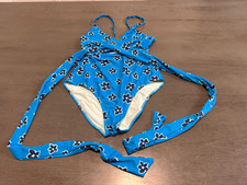 blue AERIE  one piece swimsuit size small