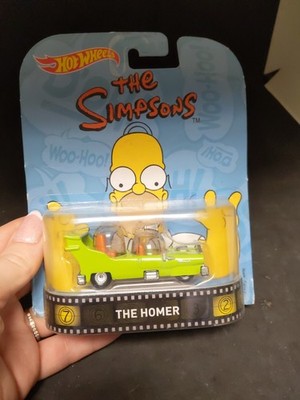 Hot Wheels The Homer The Simpsons Retro Entertainment - DJF41 NRFP Green 1:64