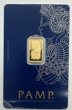 PAMP Suisse 2.5 Grams FINE GOLD Au 999.9 Fortuna Gold Bar
