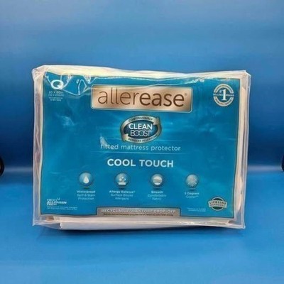 AllerEase Cool Touch Queen Mattress Protector   Waterproof & Allergy Defense