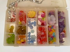 Lot of Glass Leaves- Beautiful Beads for DIY Jewelry Making Mixed Sizes -Special