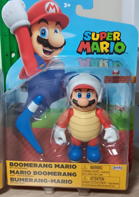 *FREE SHIP* 4'' BOOMERANG MARIO Super Mario World of Nintendo Jakks Pacific