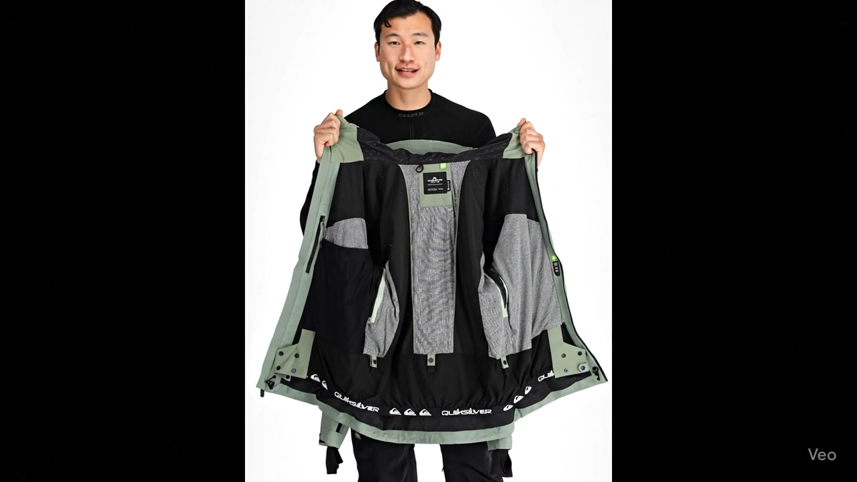 Quiksilver Highline Forever Stretch Gore-Tex Ski Jacket Men's Size