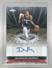 Dejounte Murray 2025 Topps Chrome #TAU-DJM Certified Auto Issue