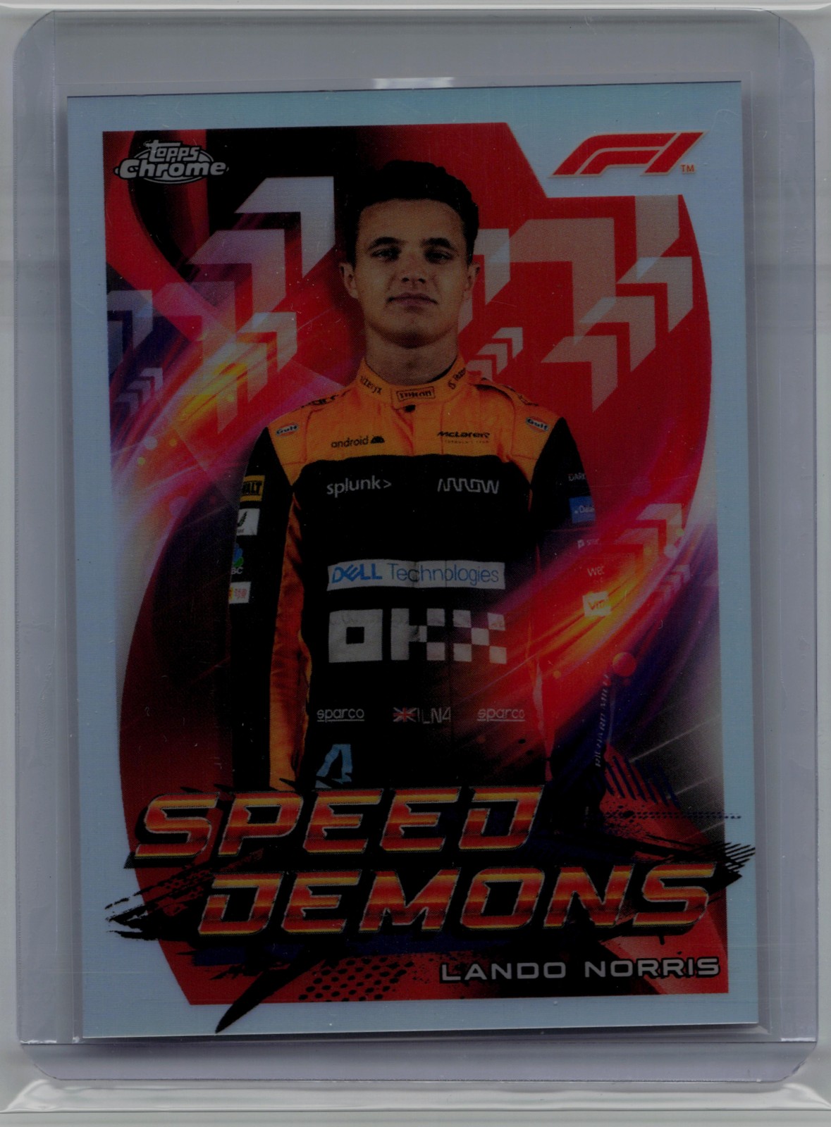 Lando Norris Speed Demons 2022 Topps Chrome Formula 1