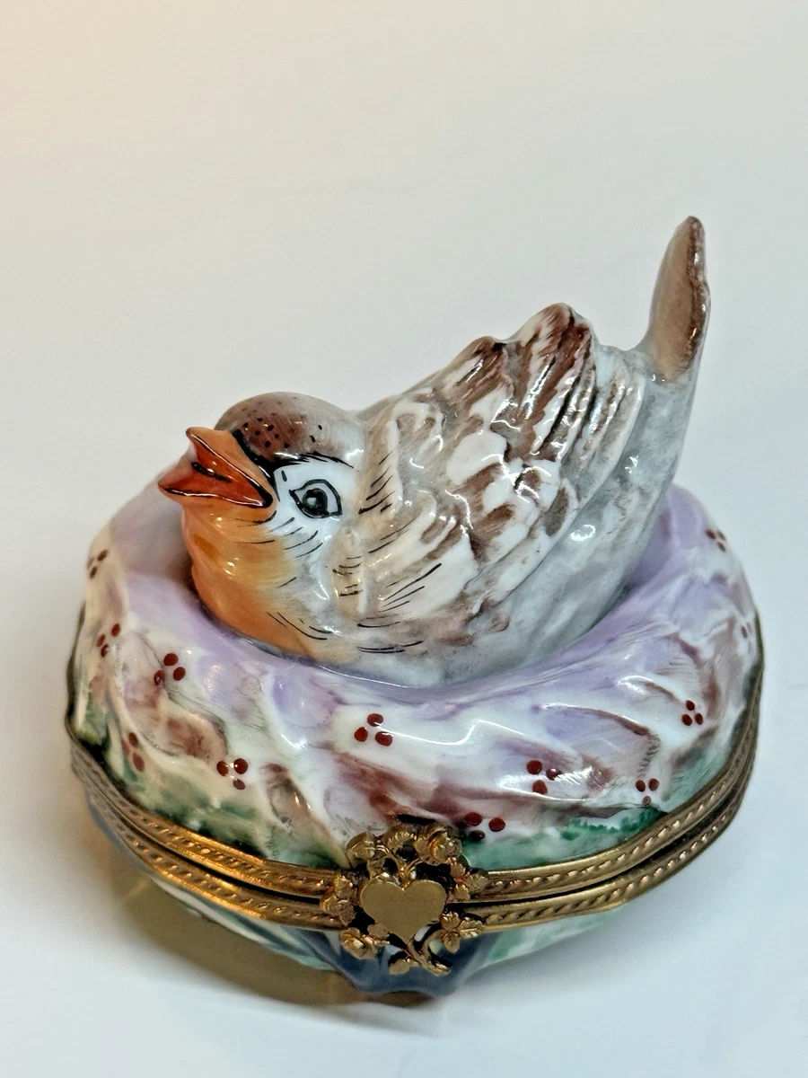 リモージュボックス ケーキ 小鳥 フランス ROCHARD Rochard Limoges for sale | eBay