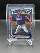 2024 BOWMAN CHROME!  ANGEL FELIZ!  1ST BOWMAN!  MOJO REFRACTOR!  NATIONALS!
