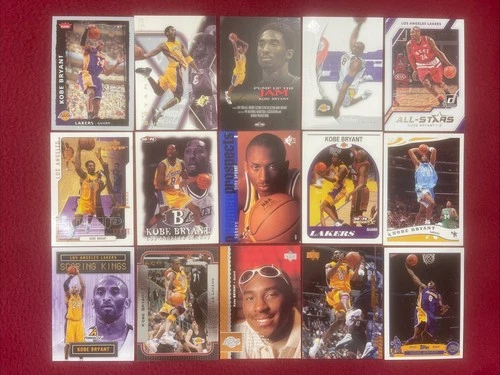 Kobe Bryant RC/Base/Insert Card Lot Of 15! 1996-97 Upper Deck RC #58,SP #134🔥📈