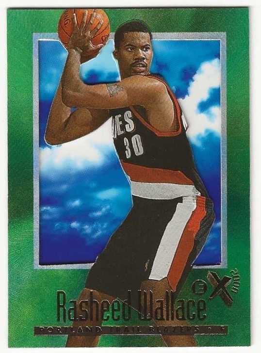 Rasheed Wallace 1992 Sky Box ex 2000 # 60 