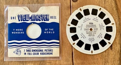 Vintage View Master, Performing Chimpanzees, St. Louis Zoo #926 - 1951