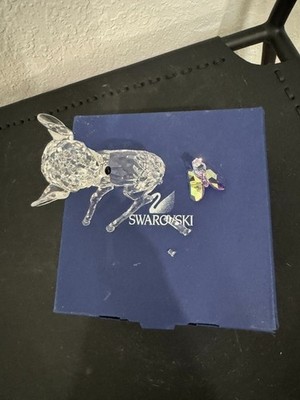 Swarovski Disney Bambi 943951 Crystal Figurine Butterfly Box COA BROKEN Repair