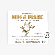 Intermittent Goat Glitter Trap, Prank Goat Glitter Trap