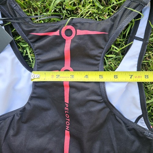 776BC Peloton tuta professionale canottaggio donna XXL nero/rosa fluo nuova con etichette - Foto 12 di 12