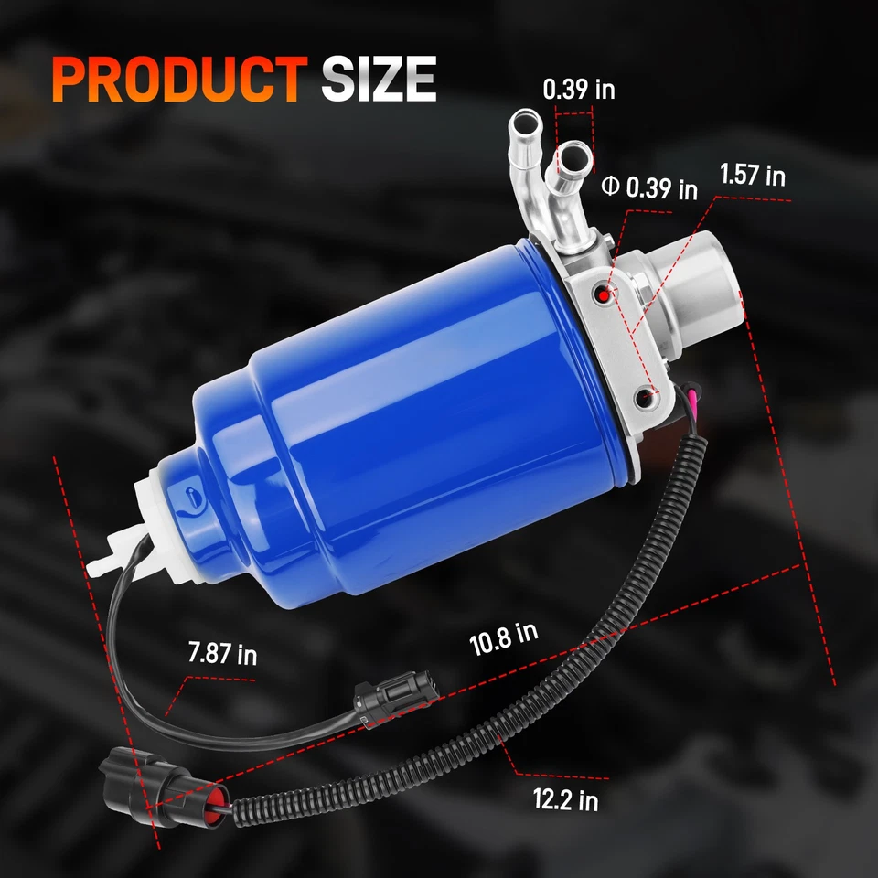 Conjunto de carcasa de filtro de combustible Duramax LB7 6,6 L para Chevy Silverado Sierra 01-04 Foto 2 de 4