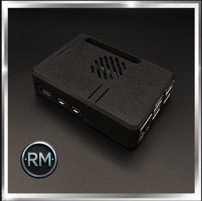 Raspberry Pi 5 Case | Snap Fit | Active Fan Cooler Compatible | Black PLA