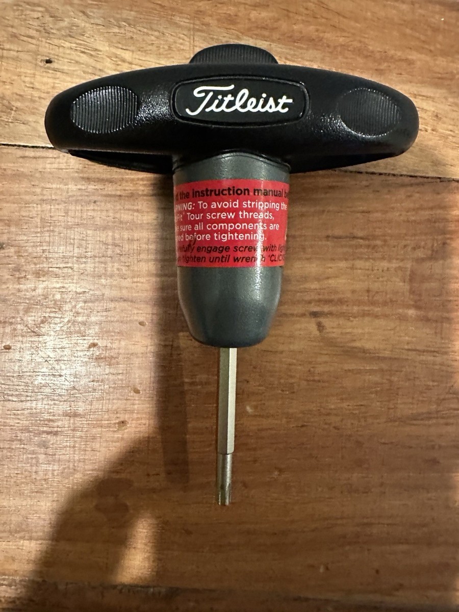 筒井 Titleist Golf SureFit Torque Wrench Black Tools | eBay
