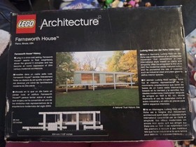 Retired Lego Set - Farnsworth House Illinois 21009 Architecture - New Sealed NIB