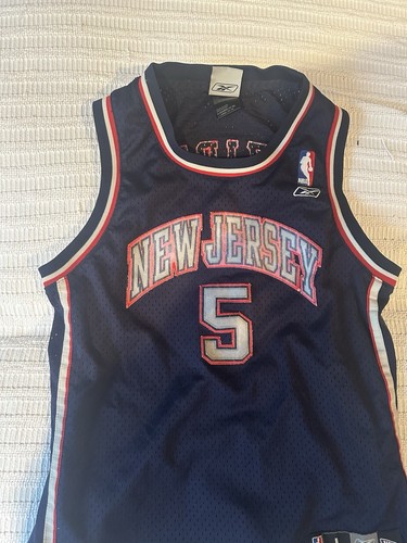 Vintage Reebok NBA New Jersey Nets Jason Kidd Jersey Youth Size Large (14-16)