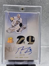 2009-10 The Cup Marc-Andre Fluery Honorable Numbers Dual Patch Auto 20/29!