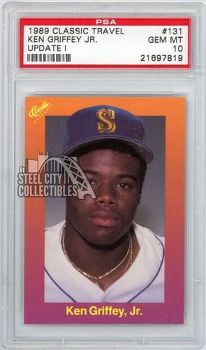 Ken Griffey Jr 1989 Classic Travel Update I Rookie Card #131 PSA 10